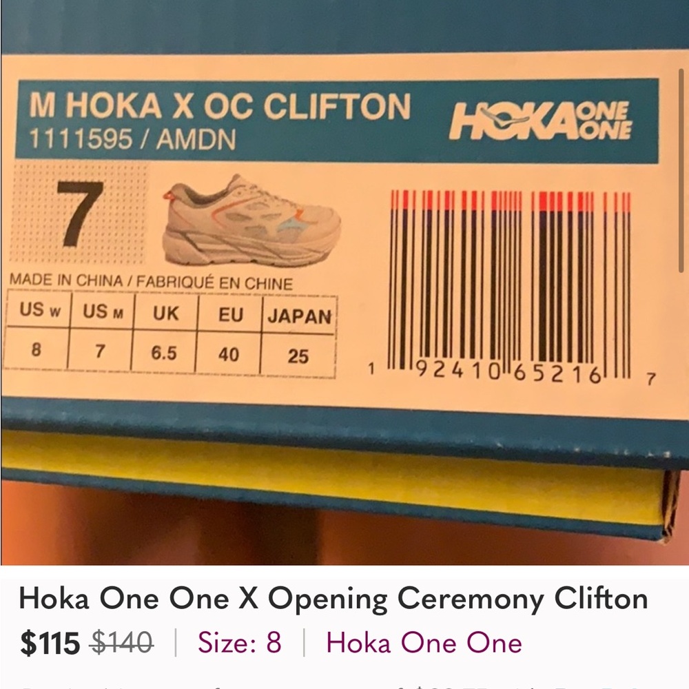 Hoka One One X Opening Ceremony Clifton - Picture 10 of 10